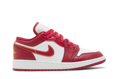 (Grade School) Air Jordan 1 Low 'Cardinal Red' 553560-607