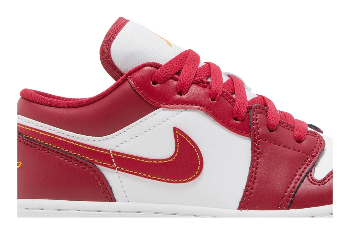 (Grade School) Air Jordan 1 Low 'Cardinal Red' 553560-607
