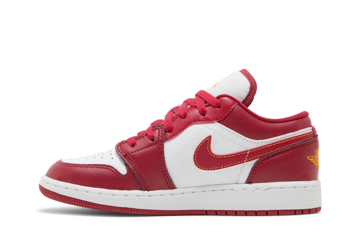 (Grade School) Air Jordan 1 Low 'Cardinal Red' 553560-607