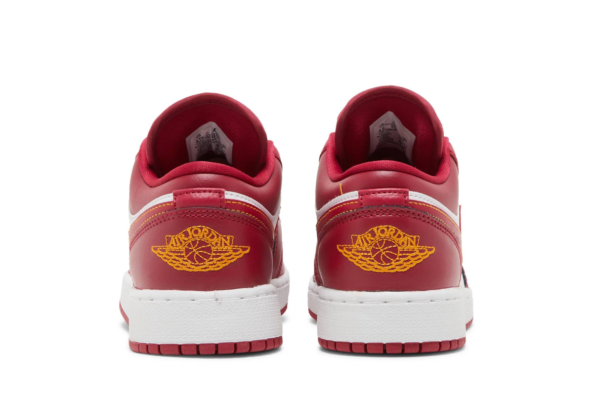 (Grade School) Air Jordan 1 Low 'Cardinal Red' 553560-607