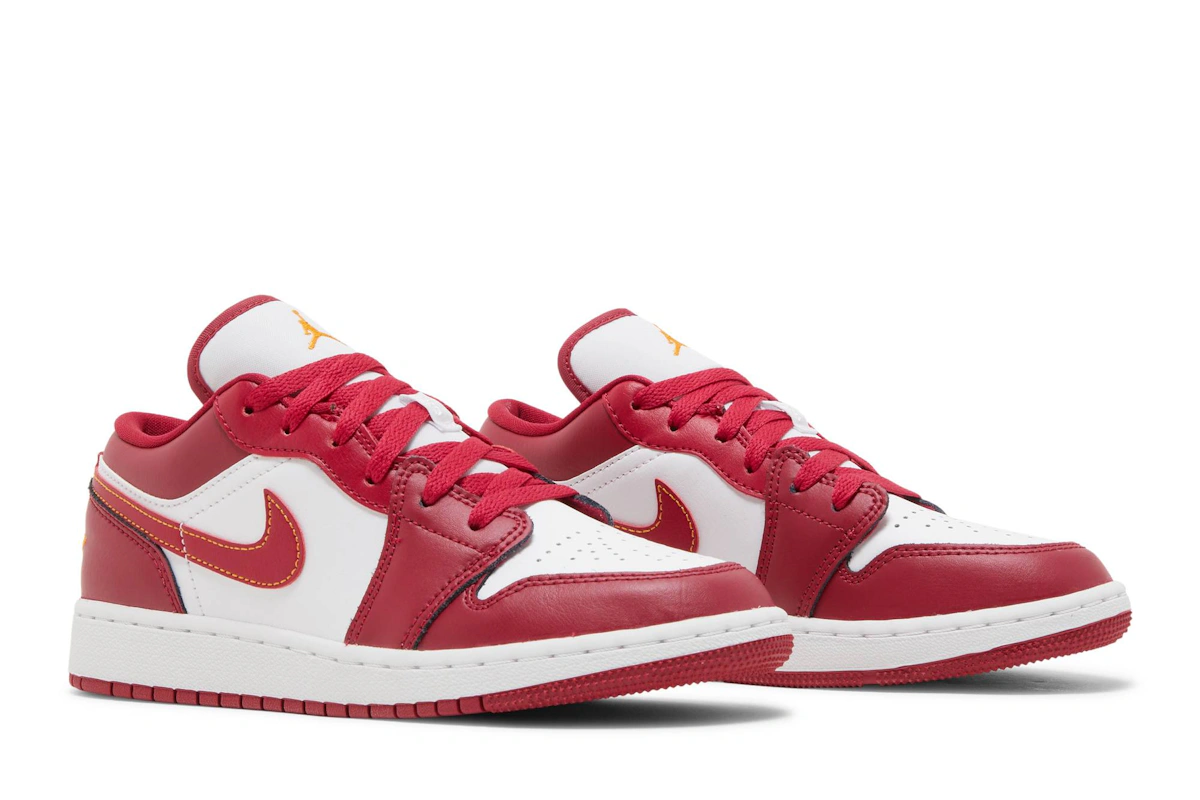 (Grade School) Air Jordan 1 Low 'Cardinal Red' 553560-607