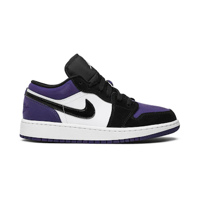 (GS) Jordan 1 Low 'Court Purple'