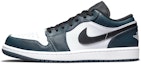 Lookbook (小學) Air Jordan 1 低筒 '深青色' 553560-411