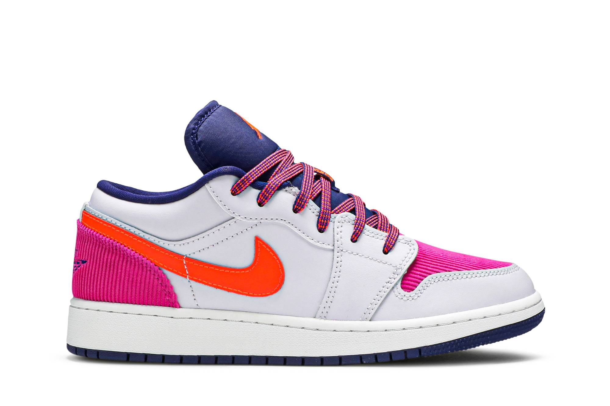 Buy (大童款) Air Jordan 1 Low '火焰粉超红' 554723-502