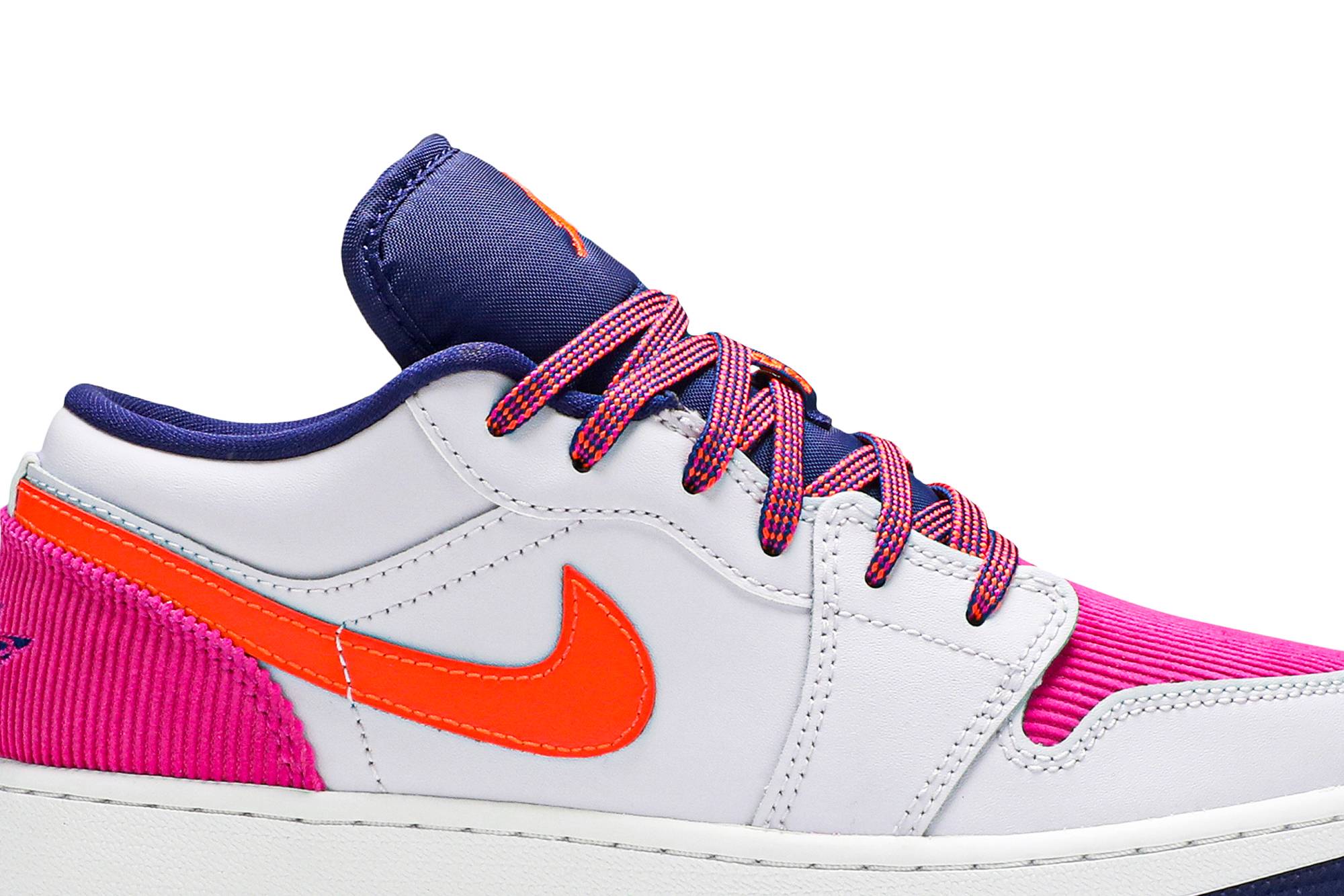 Order (大童款) Air Jordan 1 Low '火焰粉超红' 554723-502