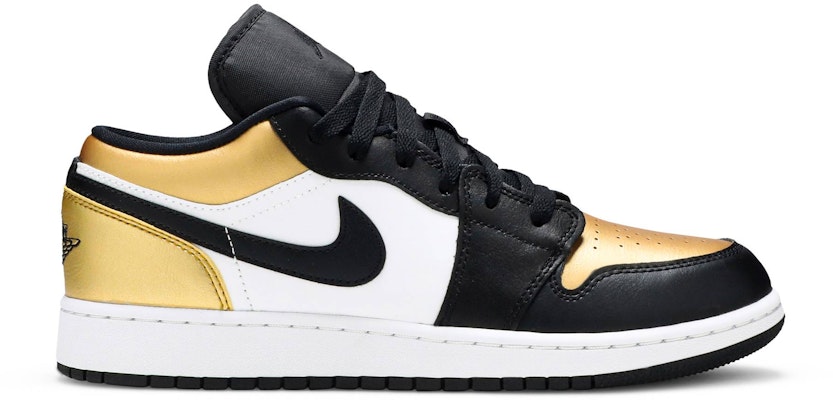 Air jordan 1 black 2025 and yellow grade school