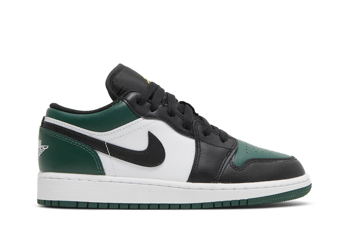 (Grade School) Air Jordan 1 Low 'Green Toe' 553560-371