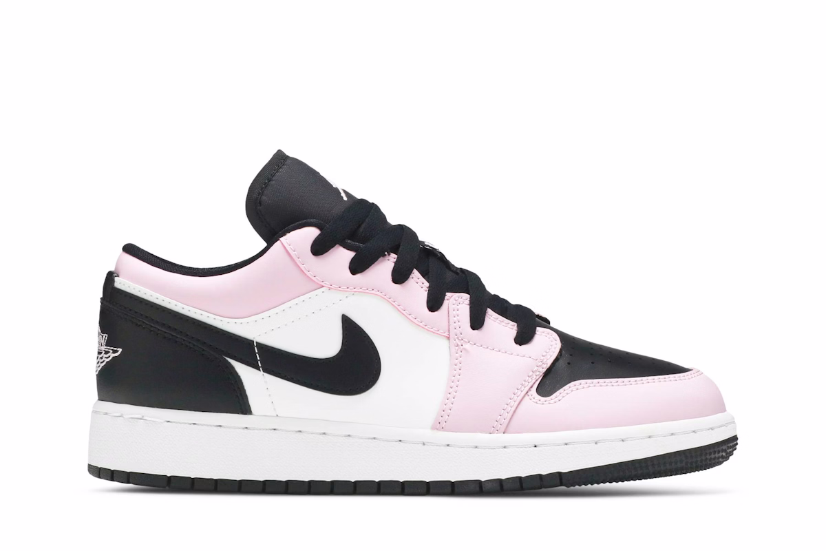 (Grade School) Air Jordan 1 Low 'Light Arctic Pink' 554723-601