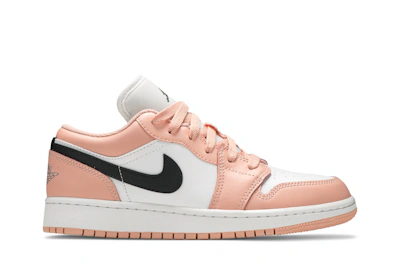 (Grade School) Air Jordan 1 Low 'Light Arctic Pink' 553560-800