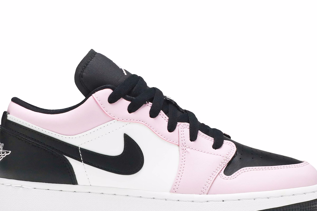 (Grade School) Air Jordan 1 Low 'Light Arctic Pink' 554723-601