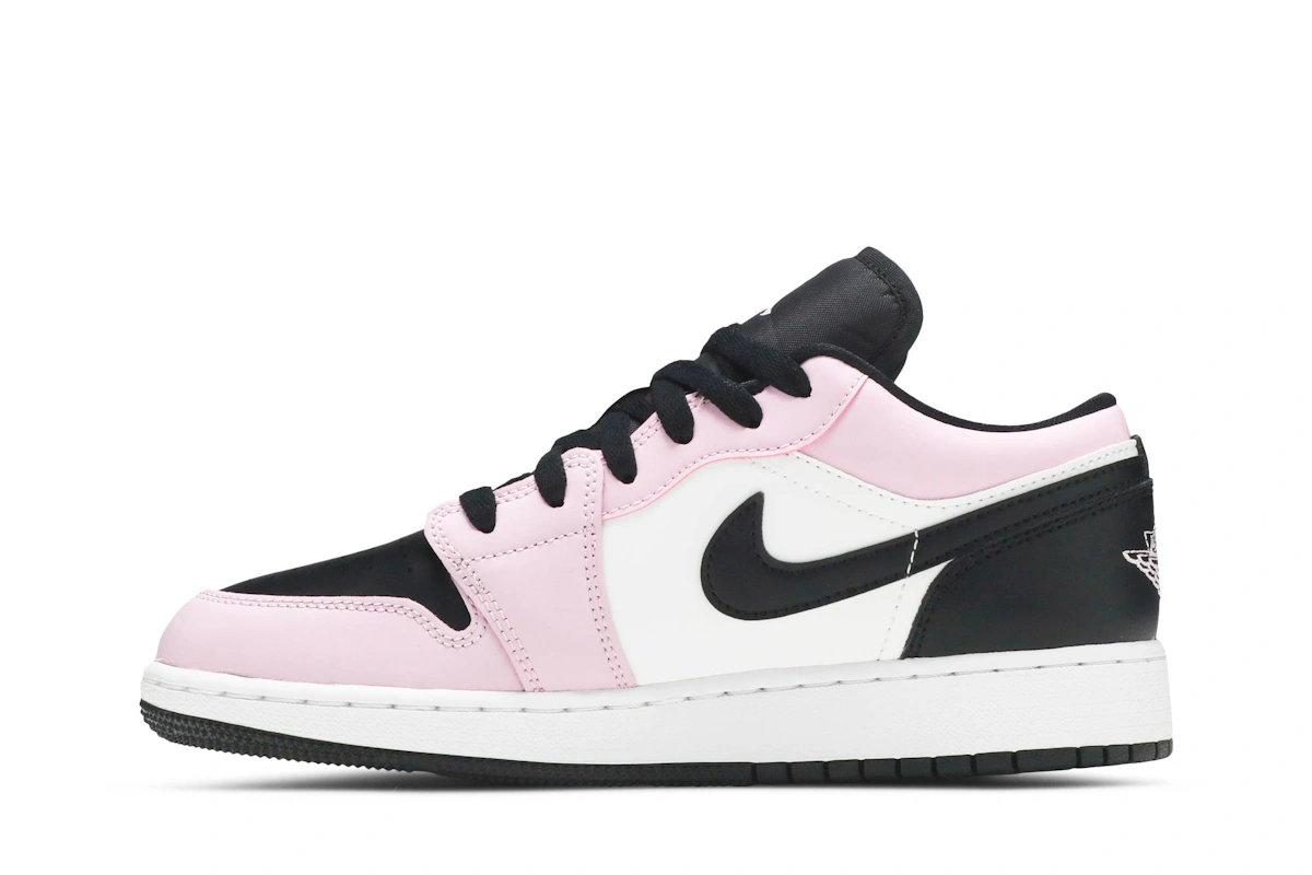 (Grade School) Air Jordan 1 Low 'Light Arctic Pink' 554723-601