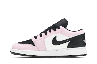 (Grade School) Air Jordan 1 Low 'Light Arctic Pink' 554723-601