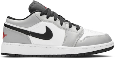 (Grade School) Air Jordan 1 Low 'Light Smoke Grey' 553560-030 (Grade School) Air Jordan 1 Low 'Light Smoke Grey' 553560-030