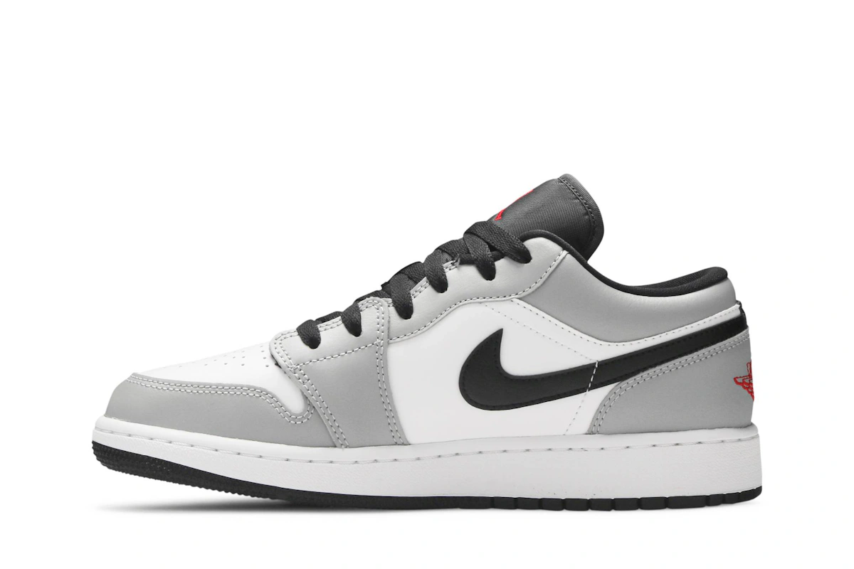 (Grade School) Air Jordan 1 Low 'Light Smoke Grey' 553560-030