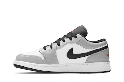 (Grade School) Air Jordan 1 Low 'Light Smoke Grey' 553560-030