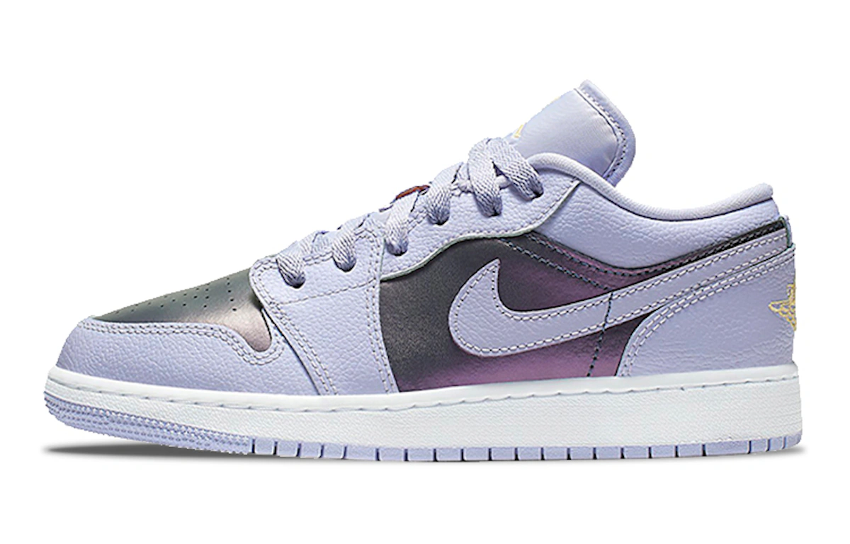 (Grade School) Air Jordan 1 Low 'Oxygen Purple' 554723-505