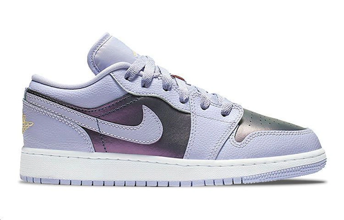 (Grade School) Air Jordan 1 Low 'Oxygen Purple' 554723-505