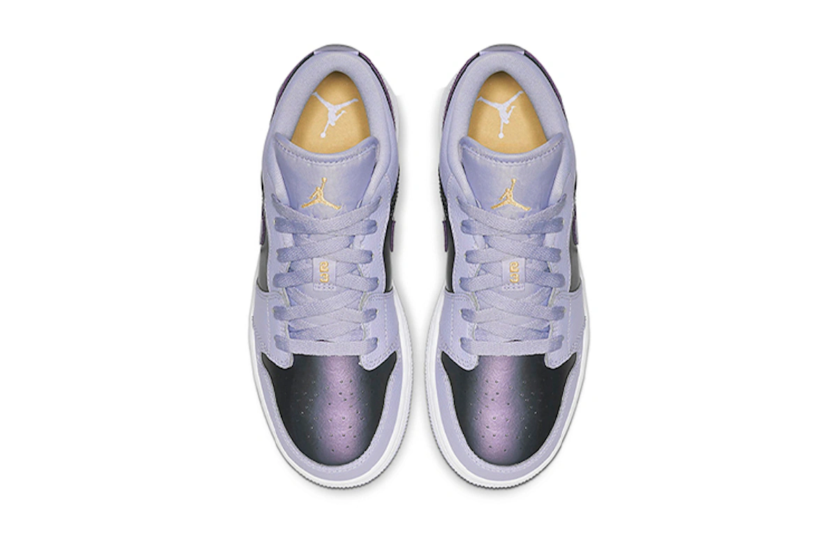 (Grade School) Air Jordan 1 Low 'Oxygen Purple' 554723-505