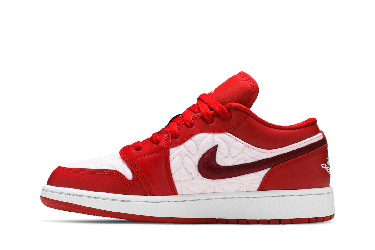 (Grade School) Air Jordan 1 Low 'Pink Quilt' DB3621-600