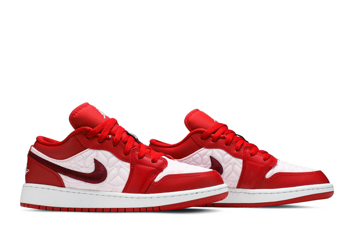 (Grade School) Air Jordan 1 Low 'Pink Quilt' DB3621-600