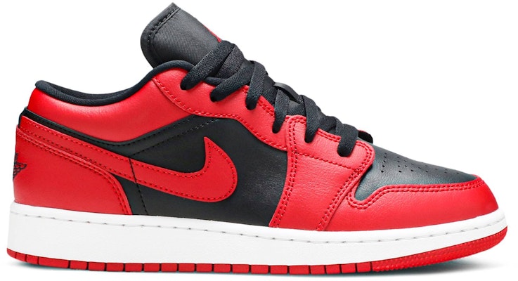 (Grade School) Air Jordan 1 Low 'Reverse Bred' 553560-606 Buy (Grade School) Air Jordan 1 Low 'Reverse Bred' 553560-606