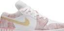 Order (Kanak-Kanak) Air Jordan 1 Low 'Aiskrim Strawberi' CW7104-601