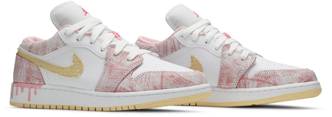 (Kanak-Kanak) Air Jordan 1 Low 'Aiskrim Strawberi' CW7104-601 Cheap (Kanak-Kanak) Air Jordan 1 Low 'Aiskrim Strawberi' CW7104-601