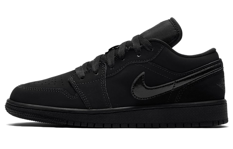 Buy (Kanak-Kanak) Air Jordan 1 Low 'Triple Black' 553560-056
