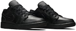 Cheap (Año Escolar) Air Jordan 1 Low 'Triple Black' zapatillas niños. 553560-091
