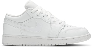 (小學年級)Air Jordan 1 Low「全白」553560-126 Buy (小學年級)Air Jordan 1 Low「全白」553560-126