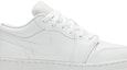 Order (小学尺码) Air Jordan 1 Low '全白' 553560-126