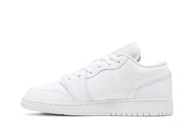 (Grade School) Air Jordan 1 Low 'Triple White' 553560-130