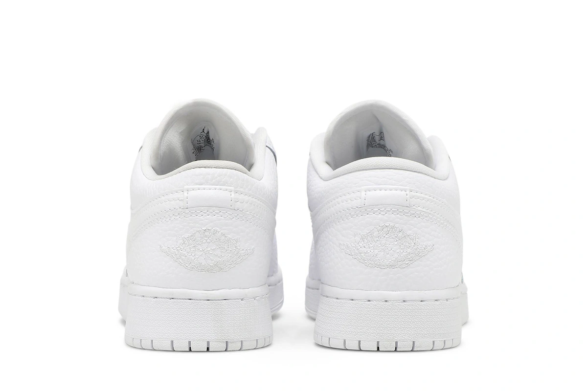 (Grade School) Air Jordan 1 Low 'Triple White' 553560-130