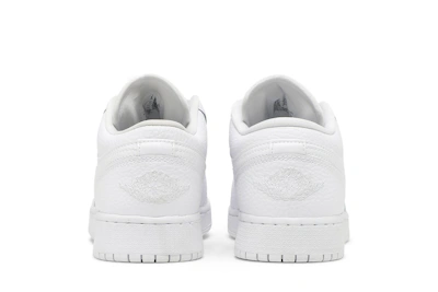 (Grade School) Air Jordan 1 Low 'Triple White' 553560-130