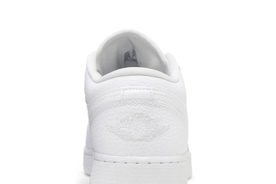 (Grade School) Air Jordan 1 Low 'Triple White' 553560-130