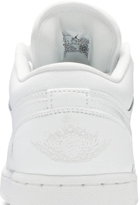 (小学尺码) Air Jordan 1 Low '全白' 553560-126 Sizing (小学尺码) Air Jordan 1 Low '全白' 553560-126