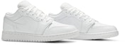 Cheap (小学尺码) Air Jordan 1 Low '全白' 553560-126