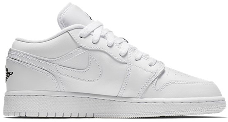 (A para Niños) Air Jordan 1 Low 'Triple Blanco/Negro' 553560-110 Order (A para Niños) Air Jordan 1 Low 'Triple Blanco/Negro' 553560-110