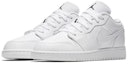 Lookbook (A para Niños) Air Jordan 1 Low 'Triple Blanco/Negro' 553560-110