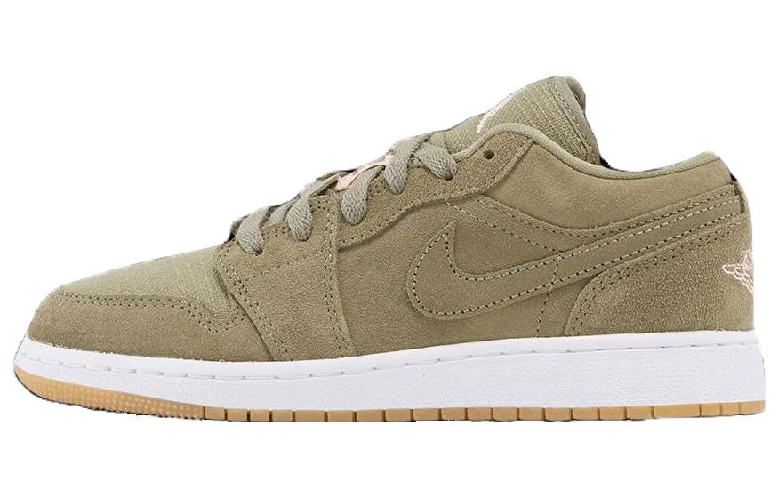 (Grade School) Air Jordan 1 Low 'Trooper Bleached Coral' 554723-216