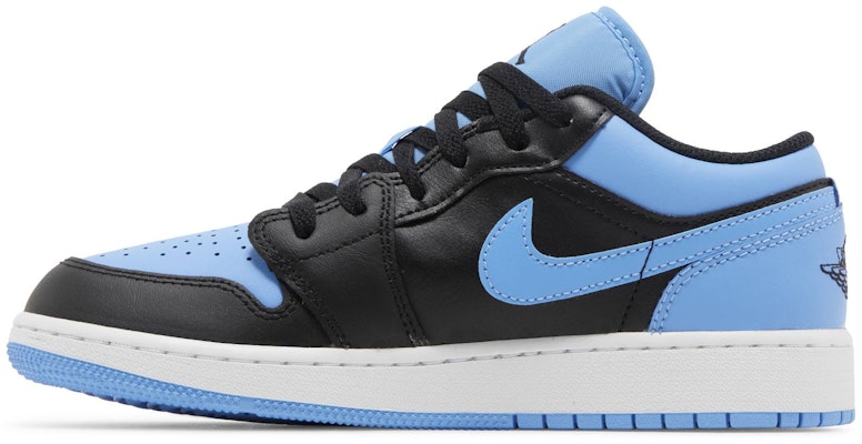 (Sekolah Rendah) Air Jordan 1 Low 'University Blue' 553560-041 Lookbook (Sekolah Rendah) Air Jordan 1 Low 'University Blue' 553560-041