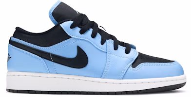 (Grade School) Air Jordan 1 Low 'University Blue Black' 553560-403 (Grade School) Air Jordan 1 Low 'University Blue Black' 553560-403