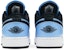 (Kanak-Kanak) Air Jordan 1 Low 'University Blue Hitam' 553560-403