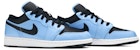 (Kanak-Kanak) Air Jordan 1 Low 'University Blue Hitam' 553560-403
