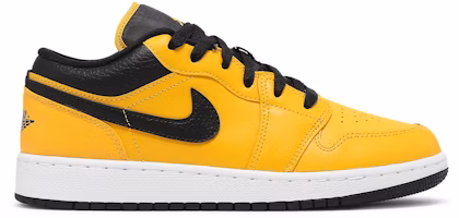 (Grade School) Air Jordan 1 Low 'University Gold Black' 553560-700 (Grade School) Air Jordan 1 Low 'University Gold Black' 553560-700