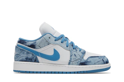 (Grade School) Air Jordan 1 Low 'Washed Denim' DM8947-100