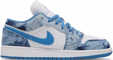 (Grade School) Air Jordan 1 Low 'Washed Denim' DM8947-100 (Grade School) Air Jordan 1 Low 'Washed Denim' DM8947-100