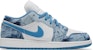(Kanak-Kanak) Air Jordan 1 Low 'Denim Pudar' DM8947-100