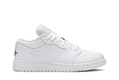 (Grade School) Air Jordan 1 Low 'White Black' 553560-101
