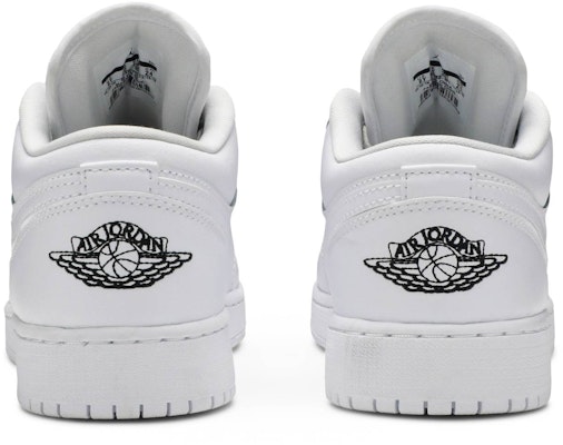(Grade School) Air Jordan 1 Low 'White Black' 553560-101 Details for (Grade School) Air Jordan 1 Low 'White Black' 553560-101